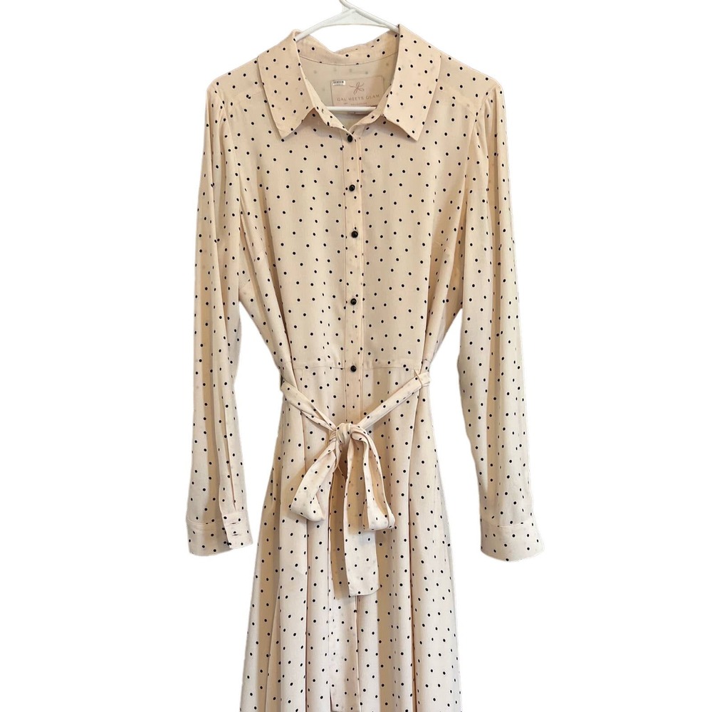Gal Meets Glam Vintage Polka Dot Dress